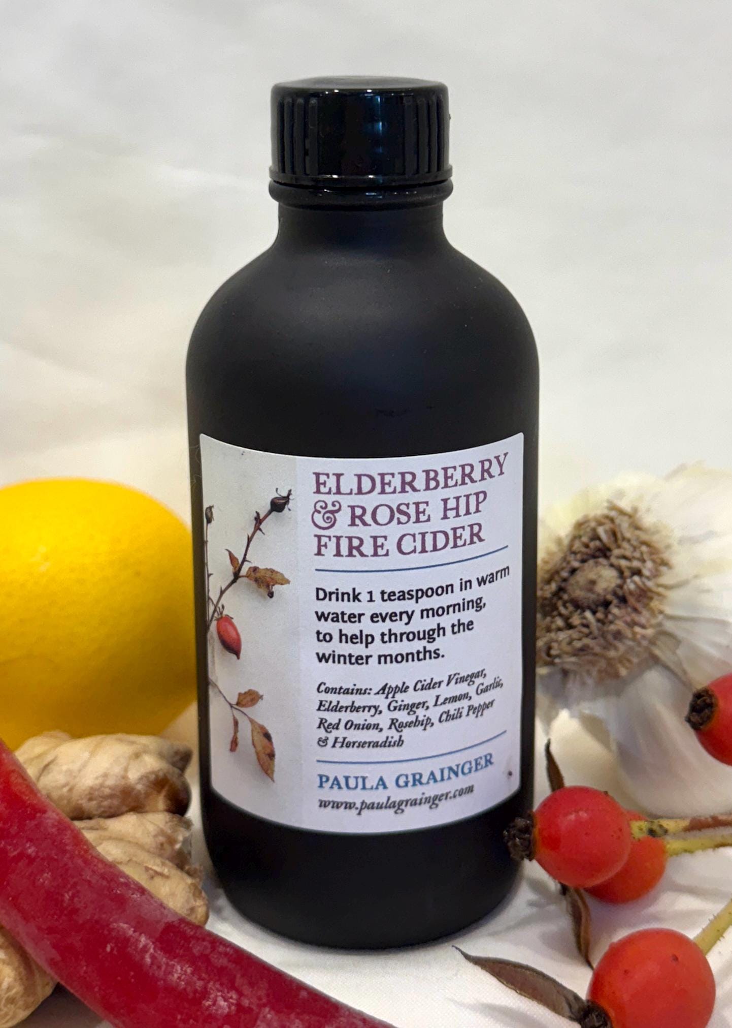 Elderberry & Rosehip Fire Cider